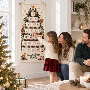Personalized Christmas Advent Calendar, 24 Fillable Pockets, Reusable Christmas Wall Hanging, Home Countdown for Family Traditions 424adcbe-de8d-4a6d-b95a-7046f8b4c9f8-fgdgfbhnjh-7-.jpg