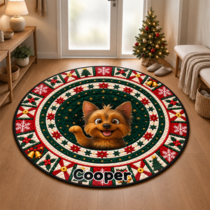 Jingle Bells My Dog Yells 3D Illusion Quilted Rug - Personalized Quilted Mat 4259d54f-575f-4a5d-a136-926e41558fdf-MOCKUP-1.png