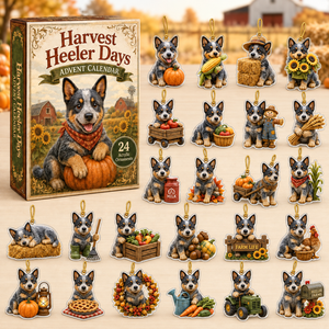 Harvest Heeler Days Advent Calendar 2026 - 24-Day Festive Countdown, Acrylic Charms Blind Box - Gift For Dog Lovers 427b92a3-d984-415d-bc30-915125faa260-heeler-box-charms.png