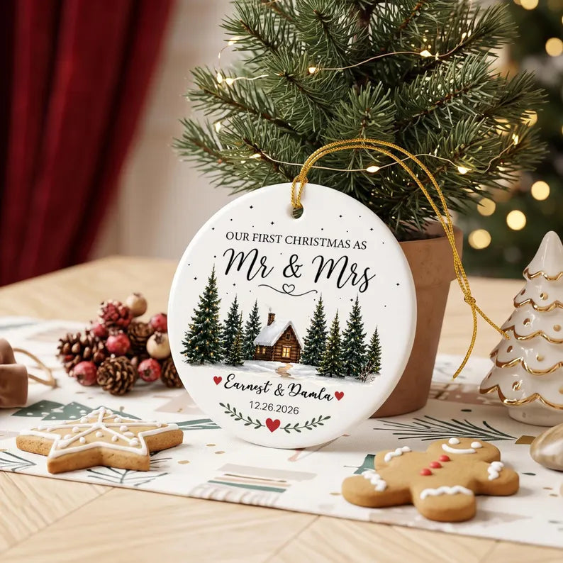 First Christmas Engaged Ornament for Couples, Personalized Names Xmas Keepsake, Winter Tree Design, Round Glass Christmas Bauble 2026 427fb3c4-655f-4fab-9f4b-3486ae7c4eb1-fdgdfg-5-.webp