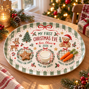 Personalized Baby’s First Christmas Eve Platter – Custom Name & Year Santa Cookie Plate with Teddy Bear & Reindeer Design 42855839-4377-43ea-bec2-28411b5b2fc8-banner-3.png