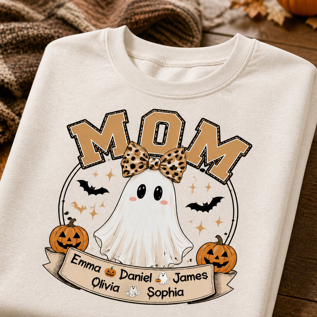 Personalized Leopard Ghost MOM Halloween Sweatshirt - Personalized Sweatshirt 4289e6b0-a8fb-4268-99fb-ffed119463b8.jpg
