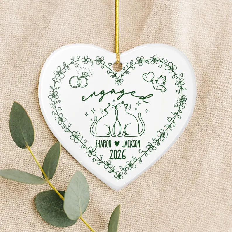 Personalized Cat Couple Engagement Ornament: Newly Engaged Cat Lover Keepsake 42993b2d-b552-4c08-a75a-f533d6205df7-sfds-1-.webp