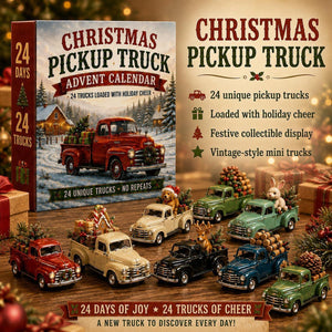 Pickup Truck Advent Calendar 2026, 24 Day Christmas Countdown, 2D Acrylic Classic Truck Ornaments, Holiday Decor Gift for Truck Lovers 42a83f3a-a21d-4078-879b-9fd55fdaa6bf-il_1588xN.8526226934_dldc.jpg