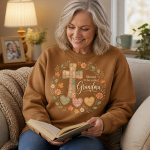 Blessed To Be Called Grandma — Patchwork Cross Personalized Names Sweatshirt - Personalized Sweatshirt 42a9428b-412a-408b-8b5b-92c39a7e58aa.jpg