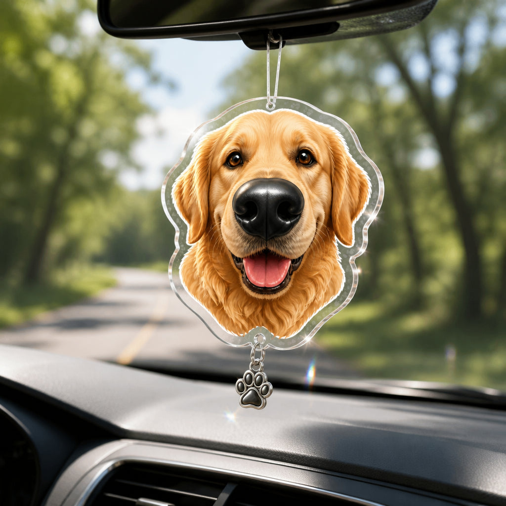 Custom Pet Big-Nose Car Vent Clip - Personalized 1 Layered Suncatcher with Charm 42b0d06d-8c9b-4248-9867-43c8ee637190.jpg
