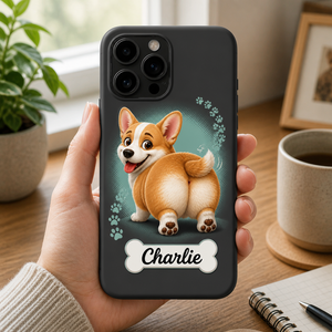 Corgi Booty Personalized Name Phone Case - Personalized Phonecase 42c5bc16-539a-4f66-a90e-548dca1be0e5.png