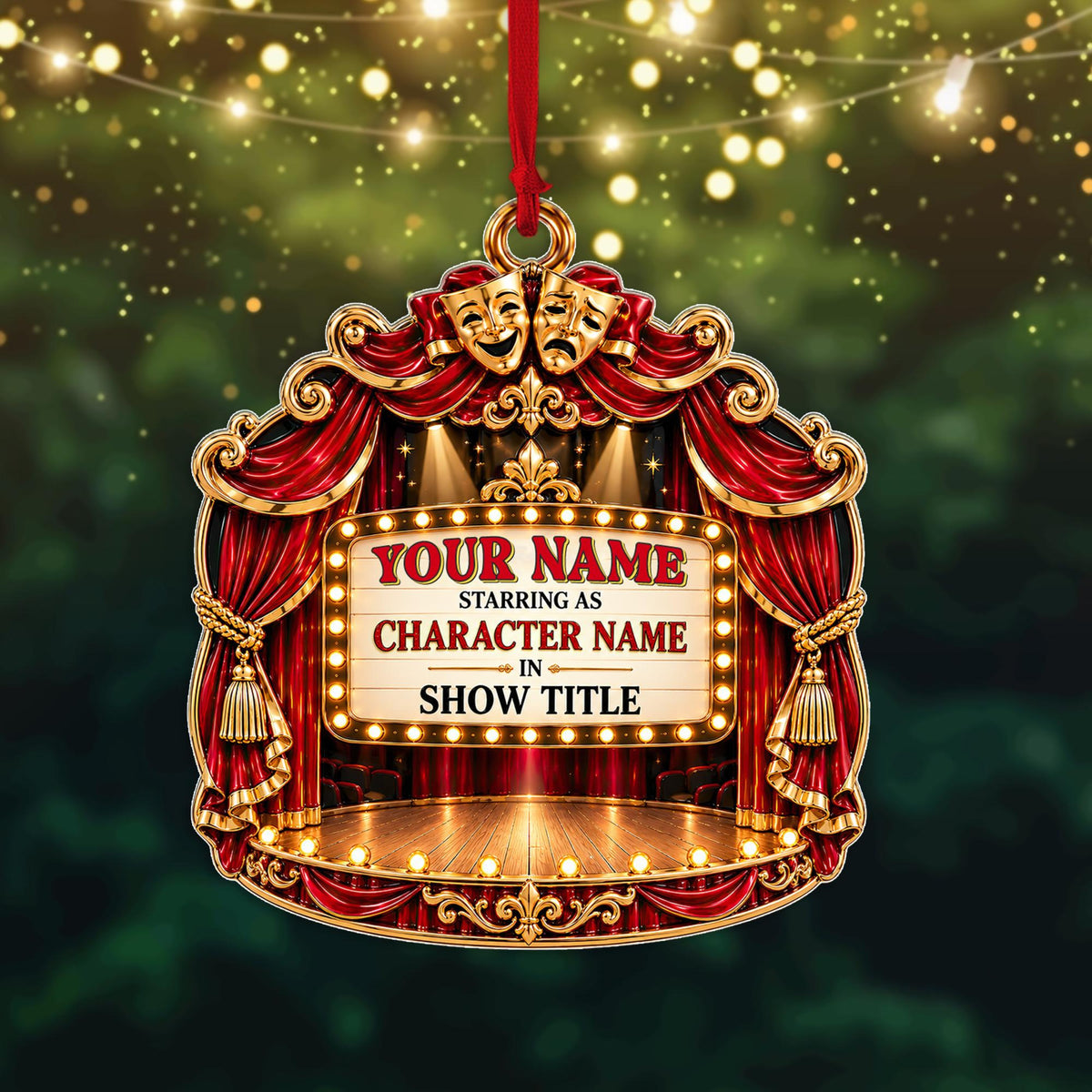 Personalized Theater Ornament, Actor Actress Christmas Ornament, Theater Marquee, Musical Theatre Christmas Ornament, Drama Student Gift 42d1e512-9562-4995-831b-a98e88806726-4.jpg