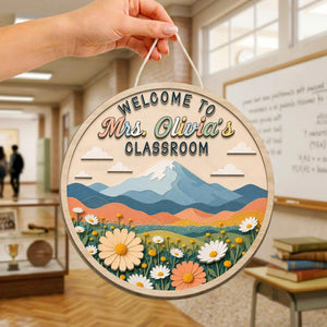 Custom Classroom Mountain Door Sign, Classroom Decor, Teacher Wooden Door Sign, Classroom Door Hanger, Back To School, Teacher Appreciation 42ea4d37-ea6a-4fcc-a782-d076a05ca96b-5.jpg