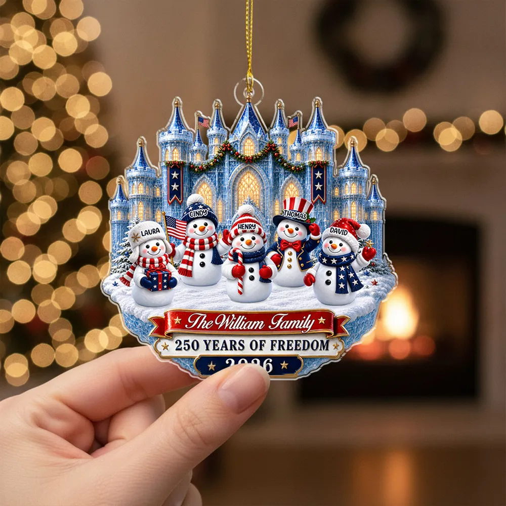America 250th Anniversary Christmas - Personalized Acrylic Ornament - Christmas Gift For Family 42eac44a-1816-49f0-8dfa-acdc82590945-4_converted.png