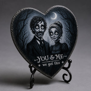 You & Me — Gothic Couple Portrait Slate Heart (Custom Photo) - Personalized Slate Plaque 43140257-3a08-4c01-b809-5345fe8aa737.jpg