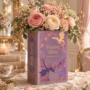 F-Wing Book Vase, The Empyrean Series Ceramic Flower Vase, Dragon Theme Book Vase, Home Library Decor, Gift for Reader 431884d0-dce0-4763-9505-fc47b0b853fa-32e03a19-0c17-4b3d-9e97-44adff015153.png