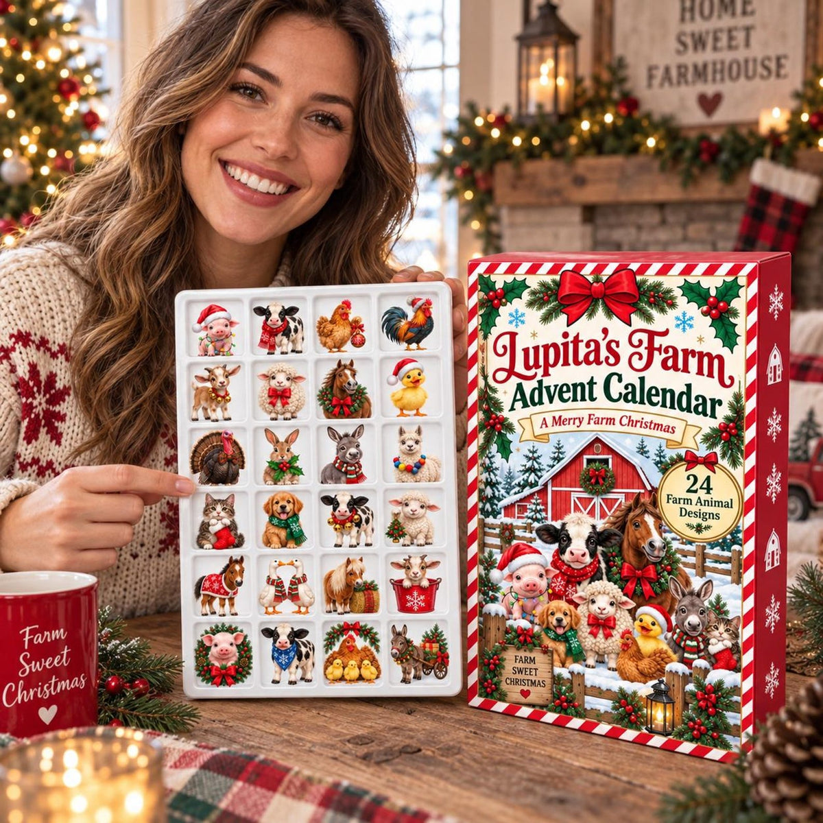 Farm Animal Advent Calendar: Personalized Christmas Countdown Box, Red Paper and Acrylic 432ab55b-7ebd-4b70-b7de-3cd8bddb8320-il_1588xN.8555784267_ggej.jpg