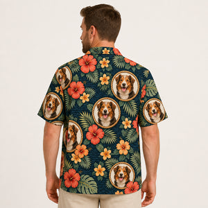 Custom Pet Photo Hawaiian Shirt – Tropical Hibiscus Pattern - Personalized Hawaiian Shirt 432b5848-75a2-45ca-ac3d-bb77dfde58c9.jpg