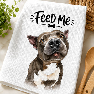 Custom Pet Portrait Kitchen Towel – Feed Me / Bone Appétit - Personalized Kitchen Towel 432d99cb-d976-4e6f-bcd9-fe8854056f13.jpg