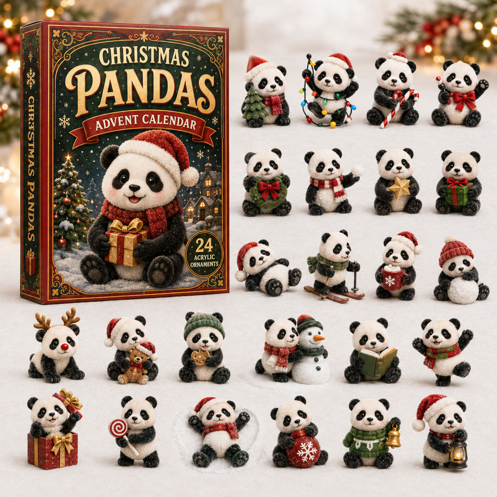 Christmas Pandas Advent Calendar 2026 - 24-Day Festive Countdown, Acrylic Charms Blind Box - Gift For Panda Lovers 4332c646-fc96-47de-8f0d-42e6790c7646-panda.jpg