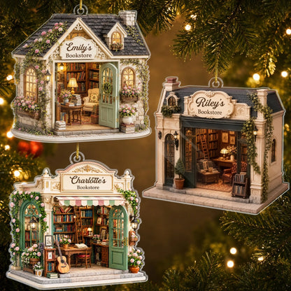Custom Acrylic Ornament - Personalized Christmas Bookish Gifts For Book Lovers, Bookworms, Readers - My Bookshop 433c39ab-8d90-4e35-86fe-170c5da21b74-banner-3.jpeg