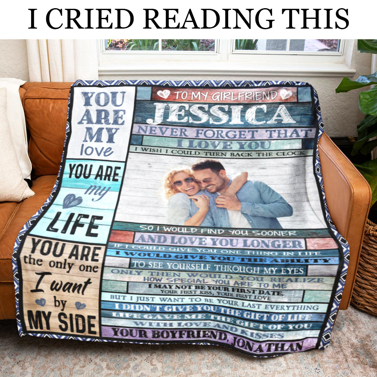 Best Valentine Gift For Girlfriend, To My Girlfriend You Are My Life - Love From Your Boyfriend