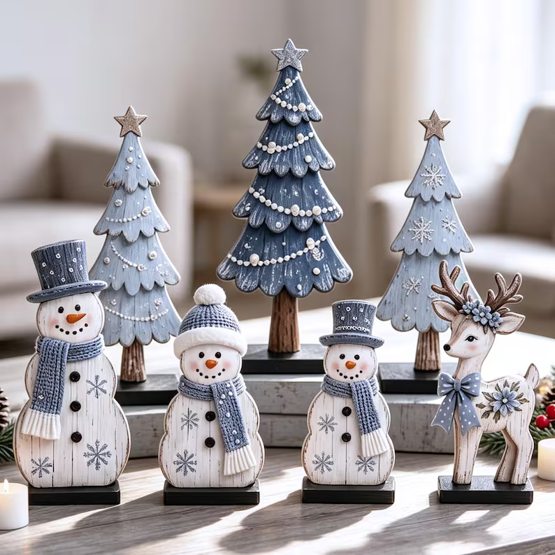 Rustic Wooden Christmas Tiered Tray Decor, Xmas Tree & Reindeer Signs, Winter Holiday Decorations for Mantel & Shelf 43581630-13e9-4d3c-a777-e5570ef132c2-r4.png