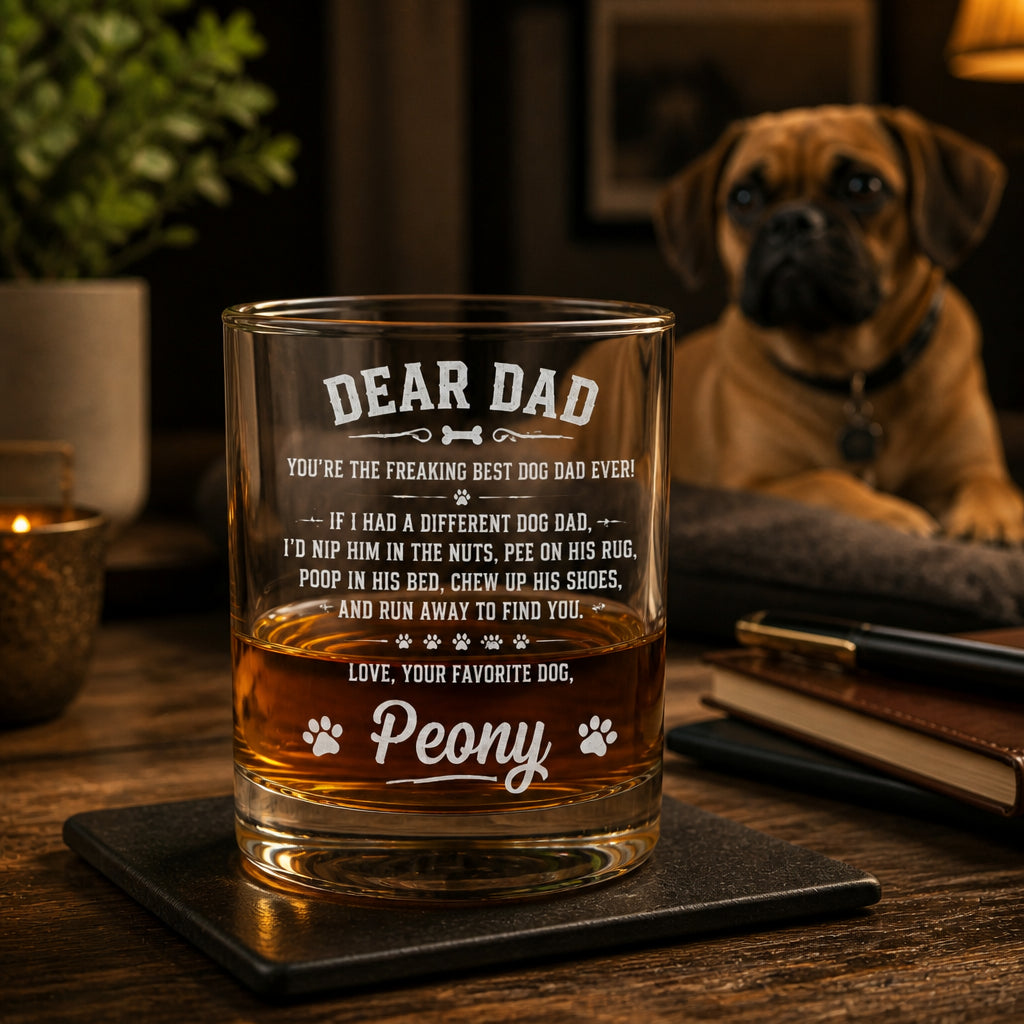 Dear Dad – Best Dog Dad Ever Personalized Pet Photo Whiskey Glass - Personalized Whiskey Glass 436038f1-b99e-4972-9360-4ca59bcdf217.jpg