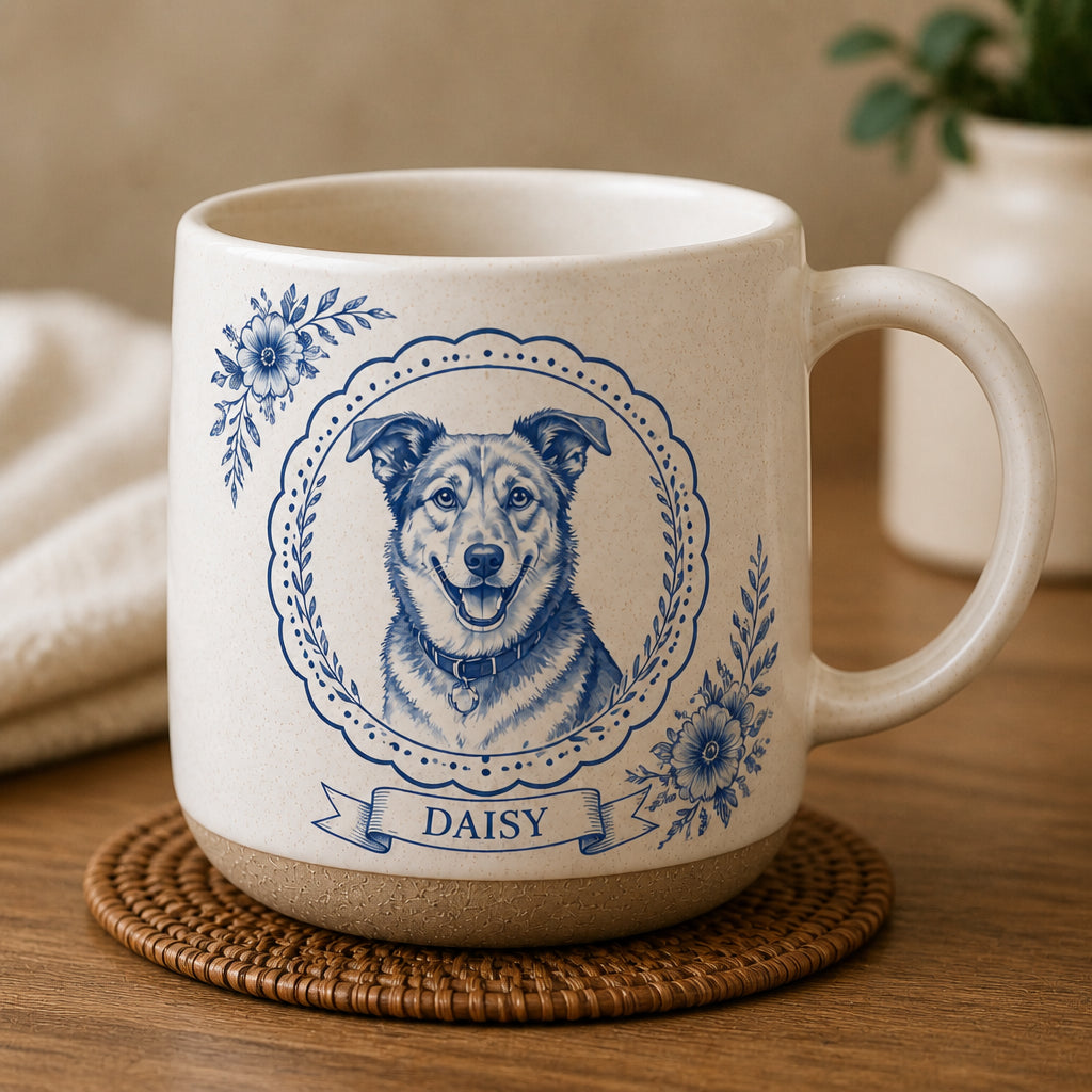 Delft Blue Custom Pet Portrait Pottery Mug - Personalized Pottery Mug 4363bb04-997f-4489-9781-c1f341548145.jpg
