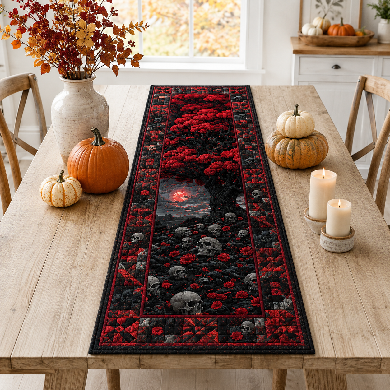 Red Moon Skull Tree Quilted Table Runner, Gothic Halloween Table Decor, Dark Red Floral Skull Kitchen Runner 43653682-610f-4e48-9594-ed1299c06204-Image-Aug-13-2026-03_06_26-PM-1-.png