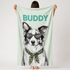 Custom Pet Portrait Beach Towel – Retro Lifebuoy Edition - Personalized Beach Towel 43819763-5e6b-4eae-86ff-76ee15cb5678.jpg