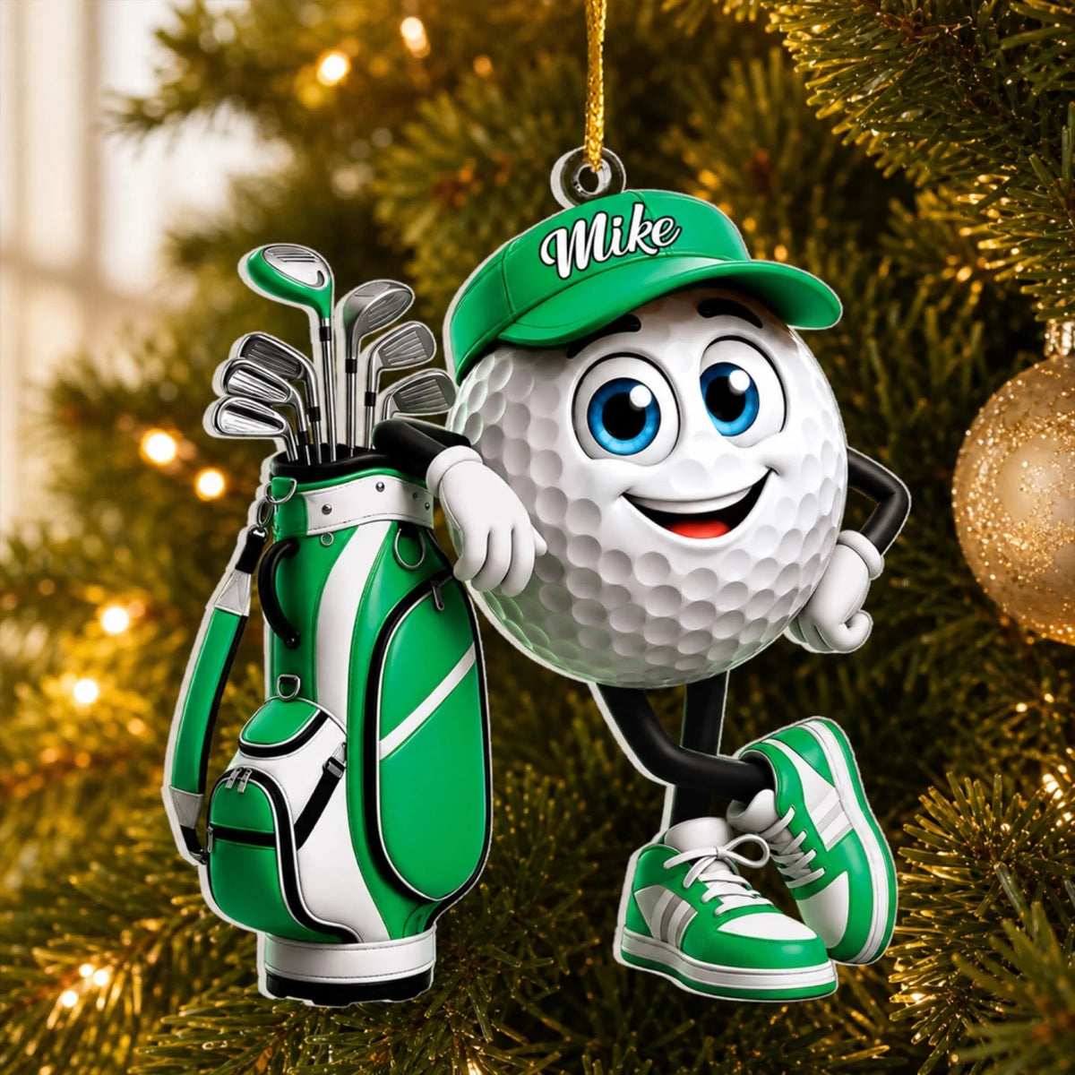Golf Is My Happy Place - Personalized Acrylic Ornament, Gift For Golf Lovers, Fun Holiday Keepsake for Golf Fans 439b2968-71c0-4b9d-bcd9-abfb0f5f9aa2-6a9a855167e07.jfif