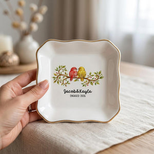 Love Birds Couple Personalized Ring Dish,Custom Wedding Gift, Engagement Gift,Anniversary Gift for Couples,Name Date Sign 43c4c1a6-0177-41bb-9fb9-2e67ec634a9c-2.jpg