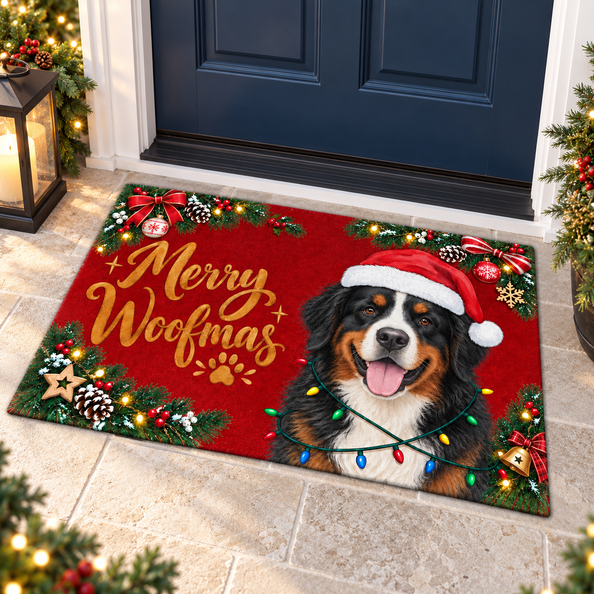 Merry Woofmas Dog Doormat, Festive Christmas Porch Decor, Plush Velour Mat 43c6af2b-26aa-41c2-a45b-9c00d74a12b1-bannerSP02.png