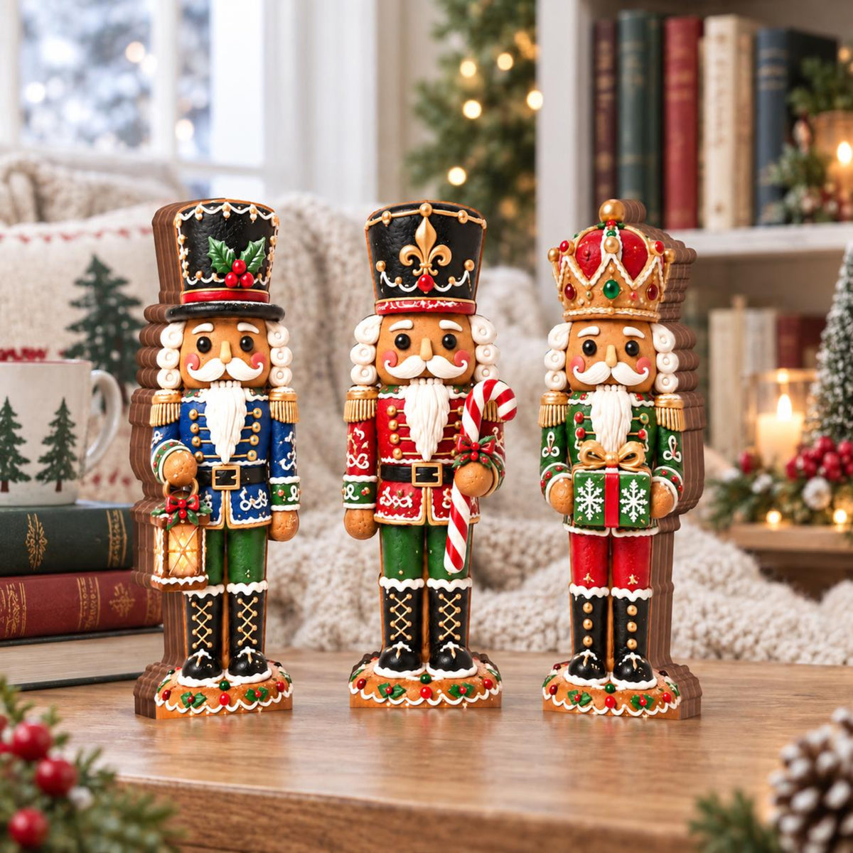Christmas Nutcracker Wooden Block, Gingerbread Soldier Decor, Festive Shelf & Mantel Accent, Holiday Home Decor, Nutcracker, Christmas Decor 43cbca1f-f7d7-4510-bdb1-508e115fb171-7.jpg