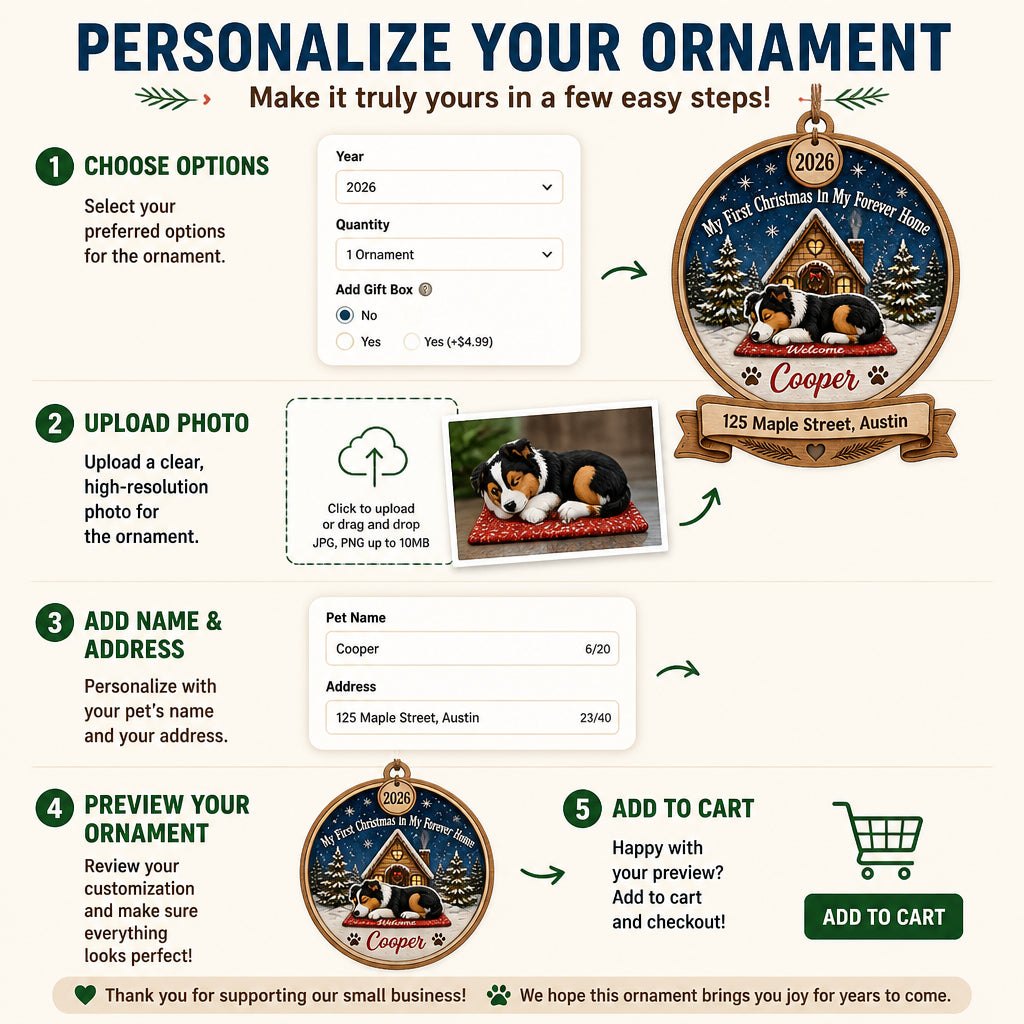 Pet Photo Snow-Globe Ornament – My First Christmas In My Forever Home - Personalized 3-Layered Wood Ornament 43dce55d-ad53-4649-89b7-b4dc916a06b2.jpg
