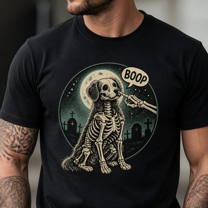 Boop Skeleton Dog Halloween Tee - T-shirt 43ddd6f8-6854-4253-9364-cb689dffb16b.jpg