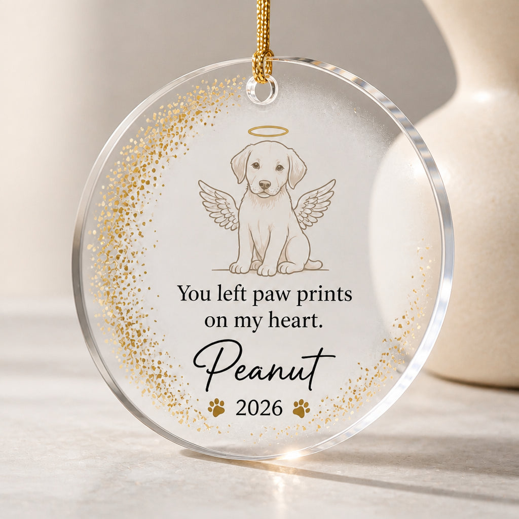 Pet Memorial Transparent Acrylic Ornament — Paw Prints Heart with Name & Year - Personalized Transparent Acrylic Ornament 43e09222-b0a7-4f03-a450-13fe785de1d6.jpg