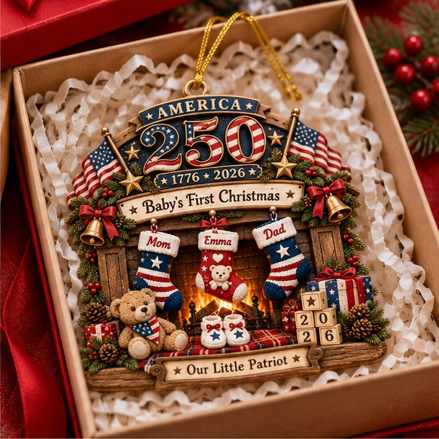 Personalized Baby’s First America 250 Christmas Ornament – Custom Name 1776–2026 Patriotic Baby Keepsake 43fac7ca-d5eb-47f1-a774-704cd6ce2056-mockup_02_gift_box.jpg