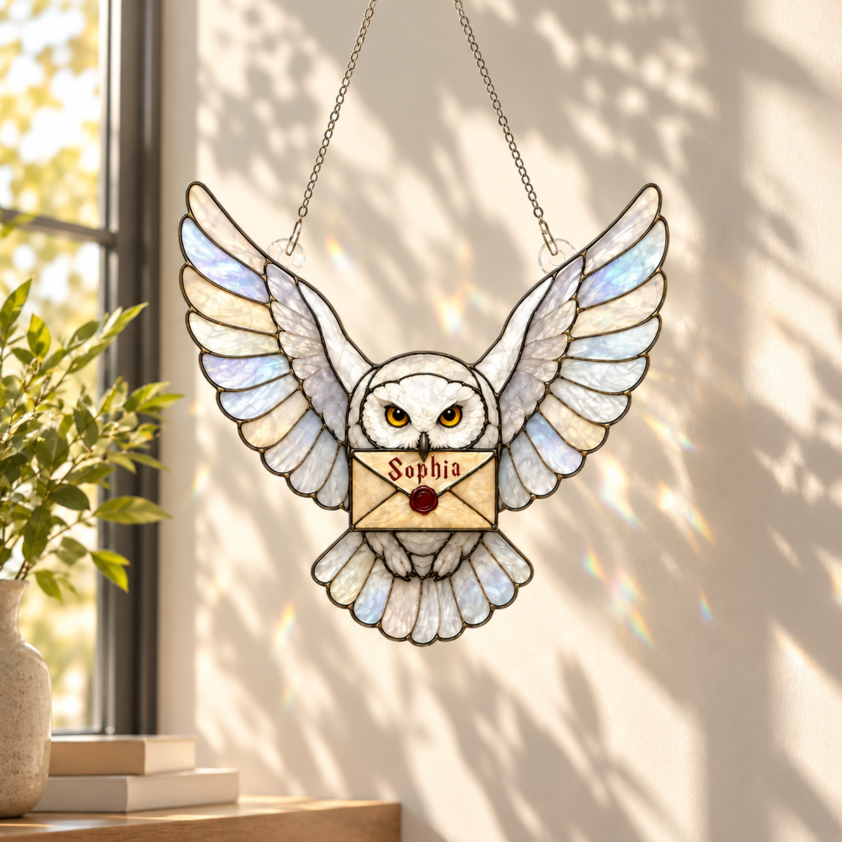 Personalized Owl Letter Suncatcher | Custom Name Wizard Acceptance Letter Window Hanging | Magic Birthday Gift 440d4bff-8331-4f44-ad32-6d41d45a28dc-6ae99d70-69a0-4203-858c-68ae96c444c5.png