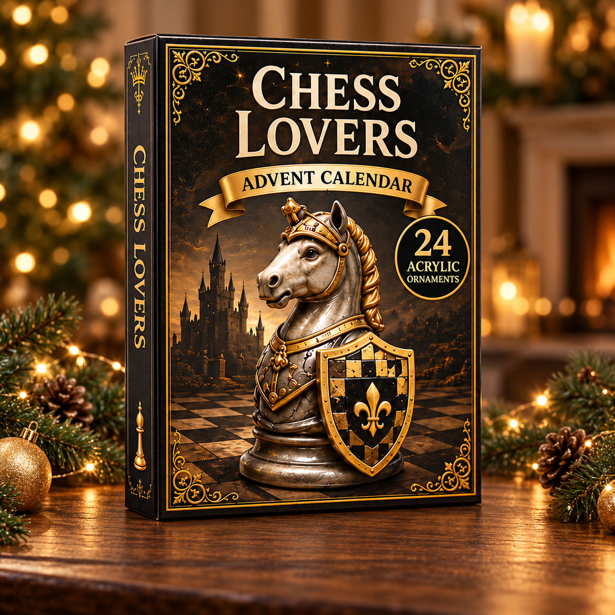 Chess Knight Advent Calendar 2026 - 24-Day Festive Countdown, Acrylic Charms Blind Box - Gift For Chess Lovers 4411c644-4ed2-45e1-9c61-1ba8dfd4908f-chess-box.png