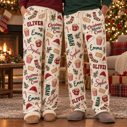 Personalized Christmas Movie Crew Pajama Pants – Custom Family Names, Matching Holiday Lounge Pants, Christmas Movie Night Gift 444a7af1-daf2-4efc-97fb-be68a5b3e883-Personalized-Christmas-Movie-Crew-Pajamas.png