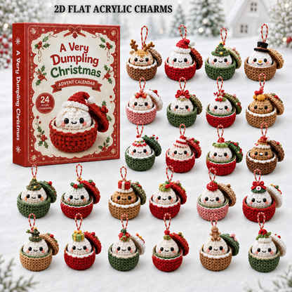 A Very Dumpling Christmas Advent Calendar 2026 - 24-Day Festive Countdown, Acrylic Charms Blind Box - Gift For Crochet Lovers 4478b9db-889c-455e-abfe-b14aafab1bc7-dumpling-text.png