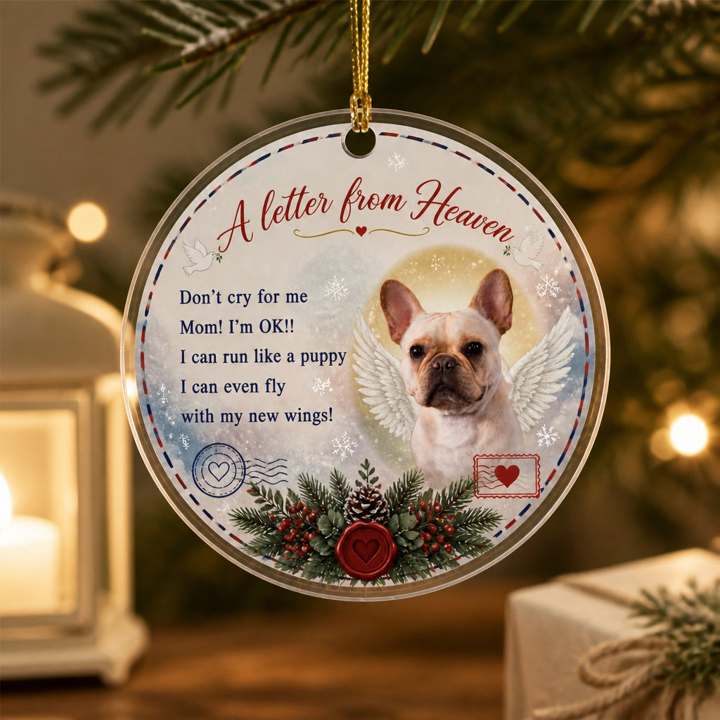 A Letter From Heaven - Pet Memorial Photo Acrylic Ornament - Personalized Transparent Acrylic Ornament 4479c0f4-ff0b-4fe9-8c60-73aa8a61b6ed.jpg