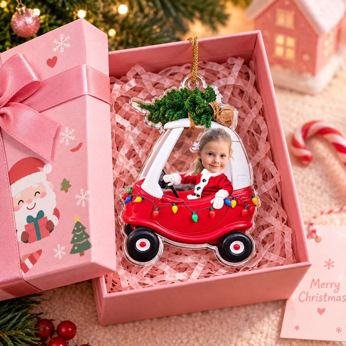 Custom Baby Kid In Car - Personalized Newborn Christmas Photo Ornament 448772da-8e28-499b-a26c-fba2008b4416-chatgpt.png