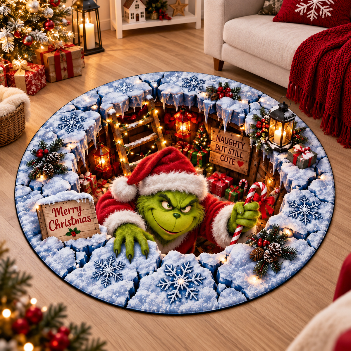 Green Monster Christmas Round Rug, Christmas Green Round Fannel Door Mat, Xmas Home Decor, Christmas Decor Winter Wonderland Gift 44886b6f-66d7-4c70-b0b3-e8b15abc19fa-vccccccccc-1-.png