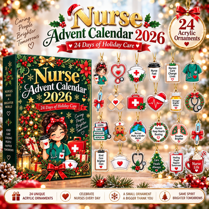 Nurse Advent Calendar 2026, 24 Days Christmas Countdown, Nurse Christmas Gift, RN Nursing Gift, Medical Acrylic Ornament Set 449315ef-438a-4105-b3bc-d9aa3fe06428-1f83a3e2-1214-4b88-a4d4-deba51649ecb.png