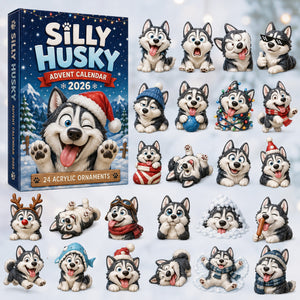 Silly Husky Advent Calendar 2026 - 24-Day Festive Countdown, Acrylic Charms Blind Box - Gift For Husky Lovers 44a33030-b5c0-4ee3-bdfe-5be4db50a35e-husky.jpg