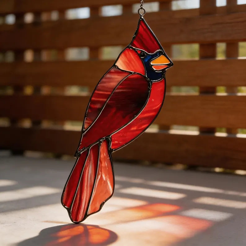 Custom Red Cardinal Stained Glass Suncatcher, Handmade Bird Art Glass Ornament Window Hanging Decor, Christmas Gift, Memorial Home Accessory 44a41874-31a9-486c-9318-70e4c31ce0fb-ghhhhhhhhhhhhh-6-.webp