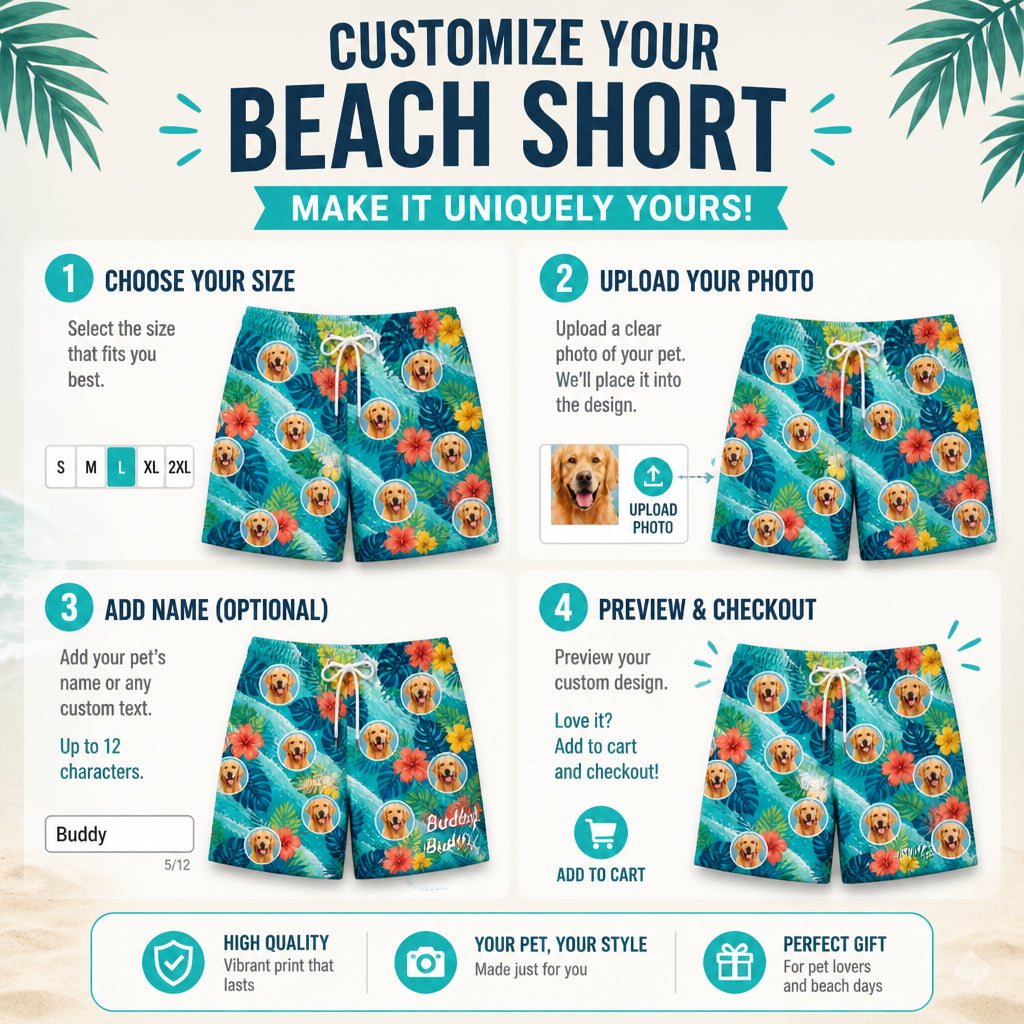 Custom Pet Face Tropical Wave Beach Shorts - Personalized Beach Short 44a57f79-c08e-44ec-82be-f4c287f77a25.jpg