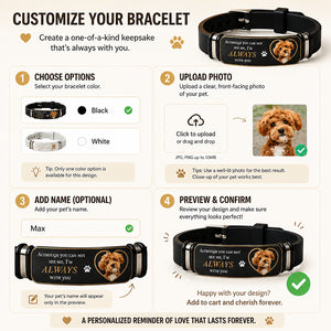 Pet Memorial Photo Bracelet – Always With You - Personalized Projection Bracelet 44a5db56-4ff8-4aad-8824-118119a20b1d.jpg