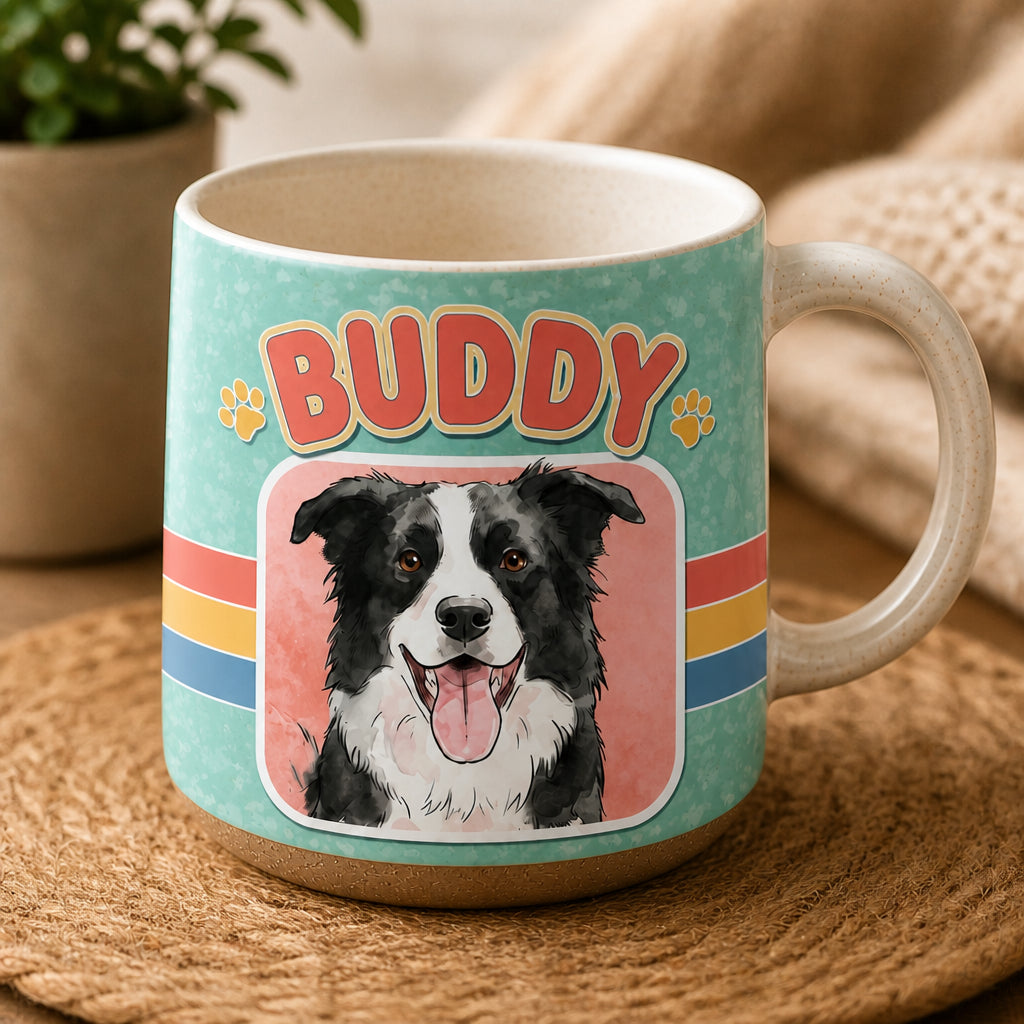 Custom Pet Portrait Name Mug - Personalized Pottery Mug 44ac07be-cce0-48af-8c3b-9ac9722bec47.jpg