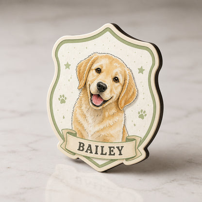 Custom Pet Watercolor Name Magnet - Personalized Custom Shape Fridge Magnet 44cae855-6ccf-4fa6-bbbf-8c1e1e13098d.jpg