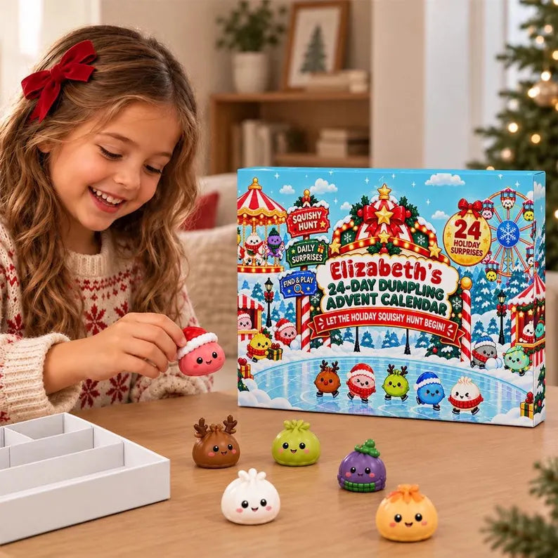Personalized Name Dumpling Squishy Advent Calendar, 24 Days Squishy Hunt Countdown, Squishy Fidget Toys, Kids Christmas Gift 44e9a391-ef23-42b9-9a2d-98aefadf02ea-fghrtf-4-.webp